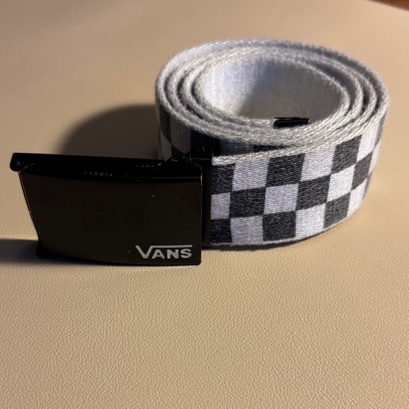 Vans Other - Vans Black and White Checkered Belt 37”